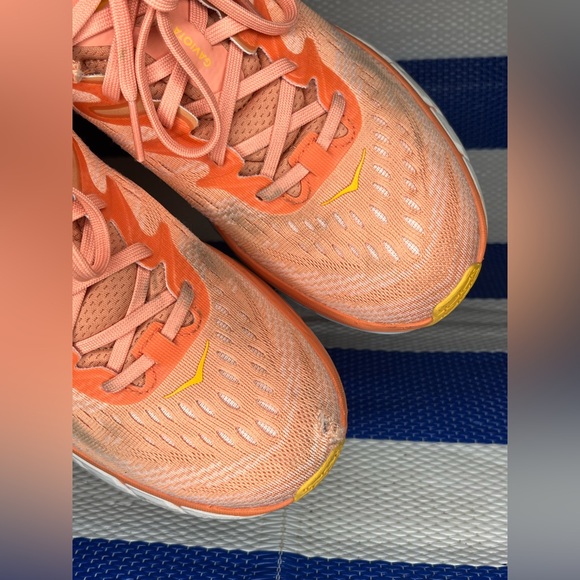 ✨🎉 HOKA Gaviota Mafate Speed 4 Peach Women’s Size 9.5 B Athletic Running Shoes - Picture 15 of 16